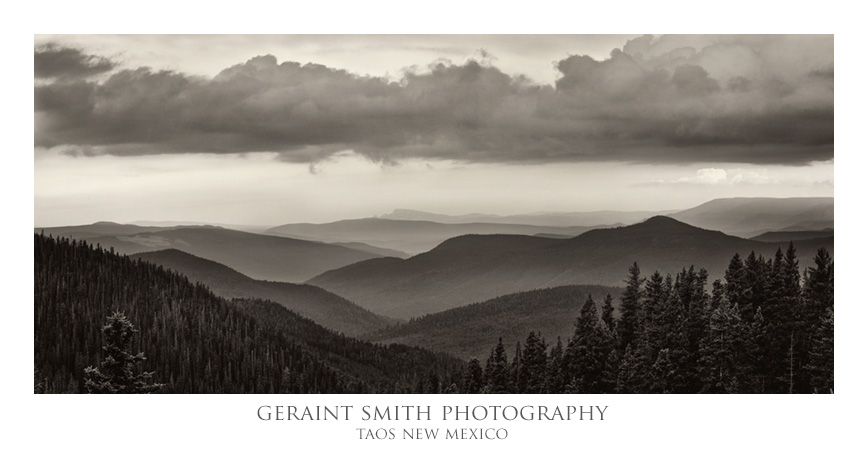 Mountains of New Mexico after the storm