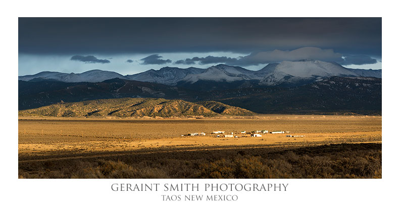 A hamlet in the San Luis Valle,. Colorado