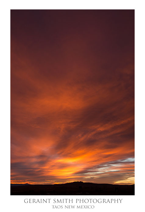 A Taos sunset