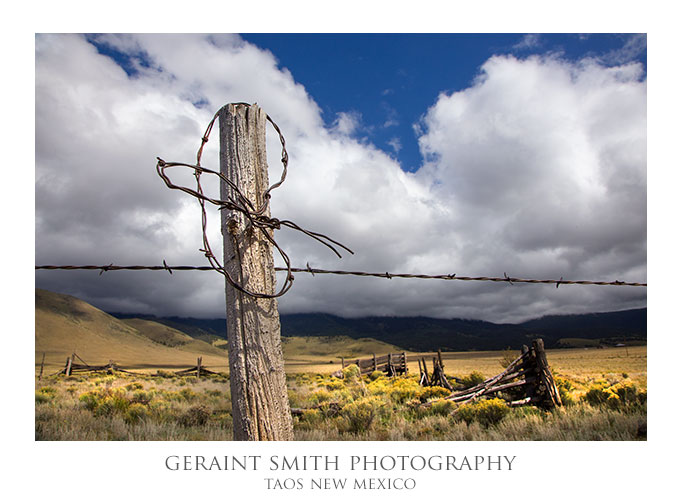 Old corral in the Moreno Valley, NM