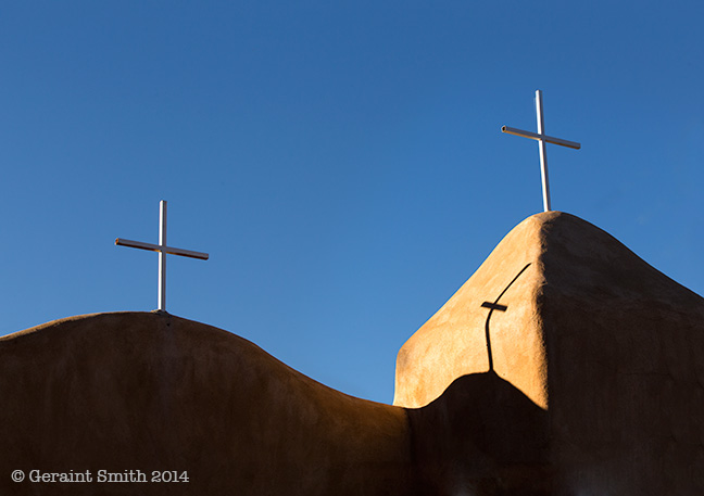 New Mexicana ... adobe church and crosses taos nm witt road new mexico Nuestra Señora de Dolores