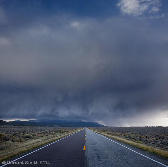 Heading south into the storm ... highway 159 Colorado photo safaris new mexico