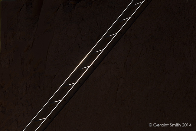 Ladder on the High Road to Taos new mexico