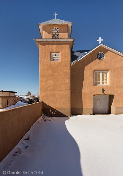 The Old Truchas Mission Church ... Nuestra Señora del Sagrado Rosario in Truchas, NM