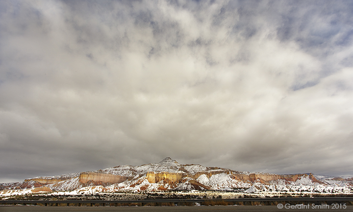   Sticking with Abiquiu ... what the road sees on the way from Ghost Ranch to Chama