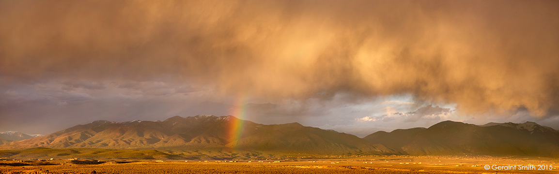 Night after night some amazing light around the Taos area ... this from the Rio Grande Gorge Bridge