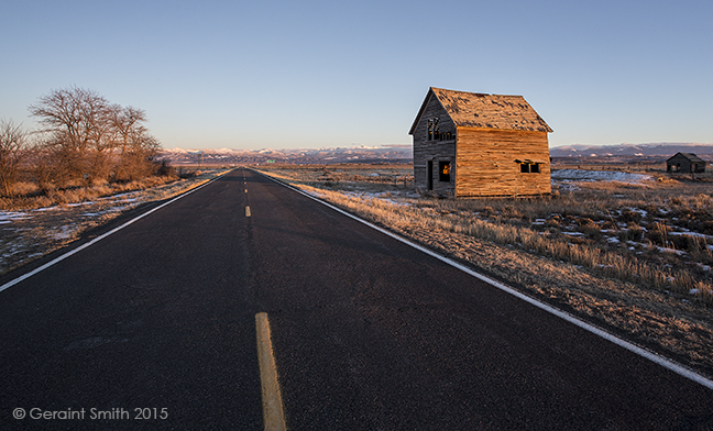 On the road in southern Colorado