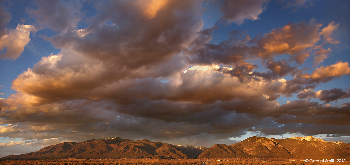 A good reason to take your time in Taos, New Mexico taos mountain sunset sky