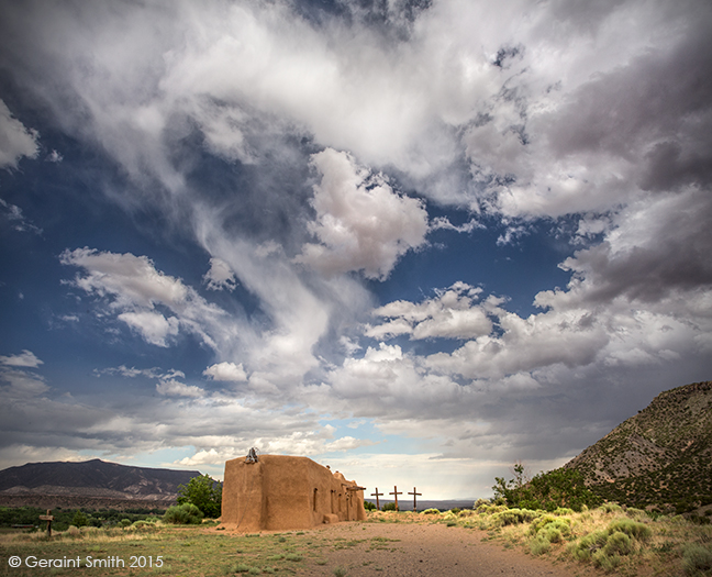 Pretty day in Abiquiu at the Penitente Morada