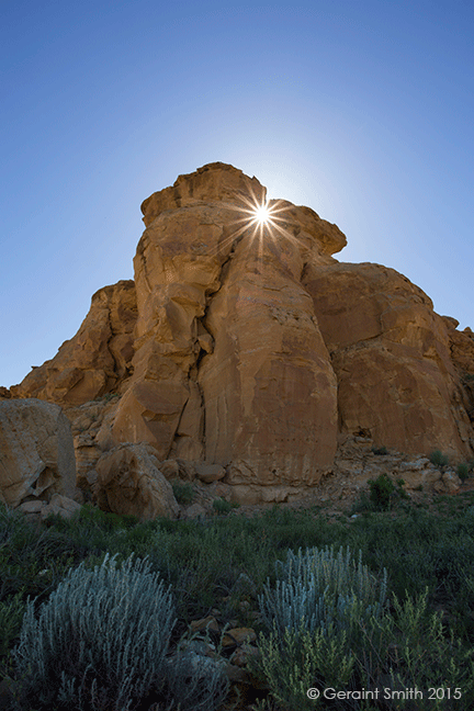 Chaco Canyon morning ... on the trail to Peñasco Blanco