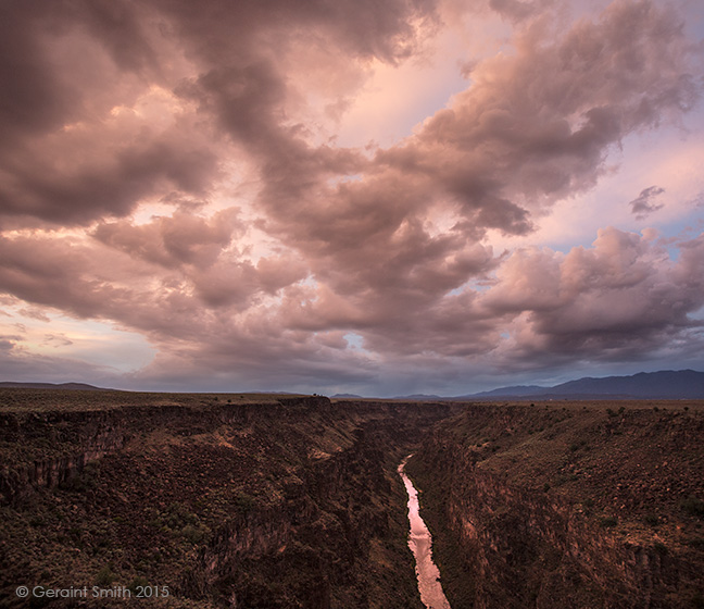Over the Rio Grande Gorge national monument northern new mexico
