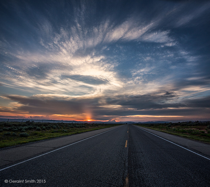 Highway sky 522 northern new mexico