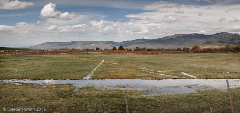 Irrigating in northern New Mexico