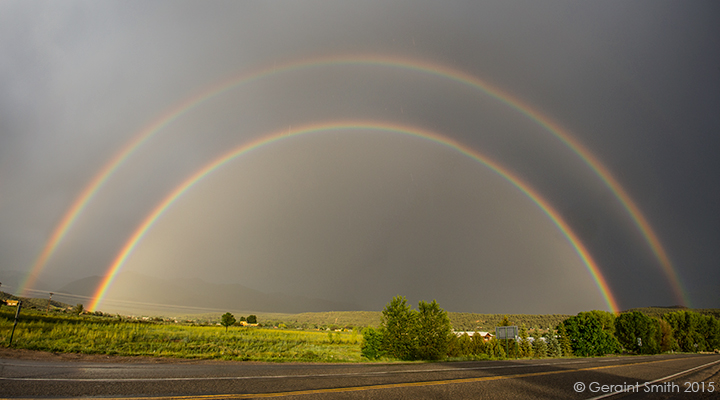 Double rainbow San Cristobal, NM