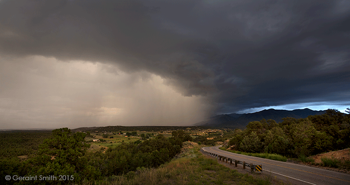 Shortly before the lights went out! san cristobal new mexico storms