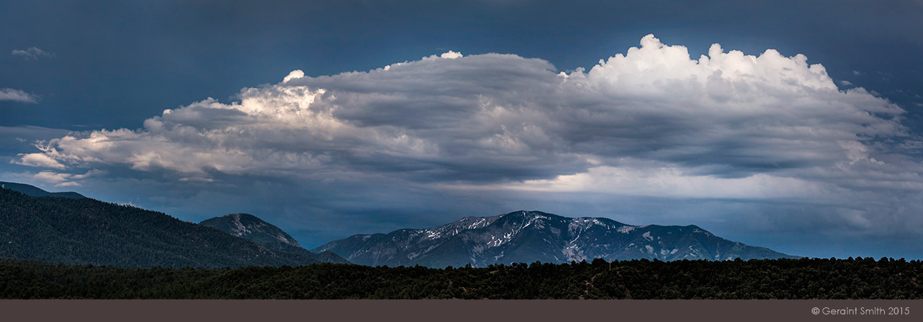 Taos Mountain from San Cristobal, NM