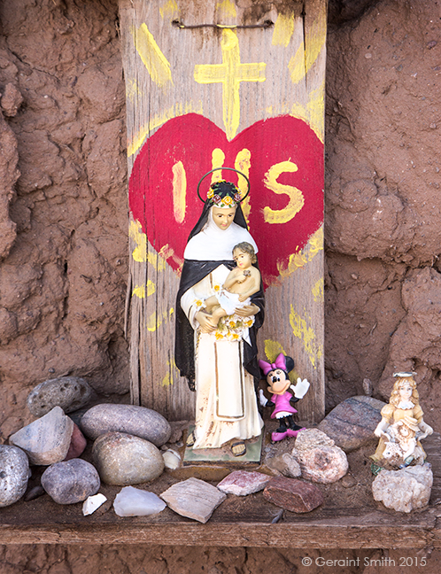 mini mouse offering Santa Rosa de Lima, Abiquiu NM