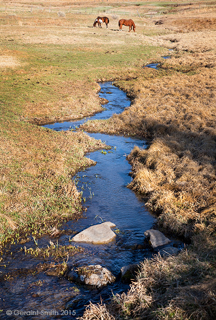 Fall time in the Arroyo Hondo valley