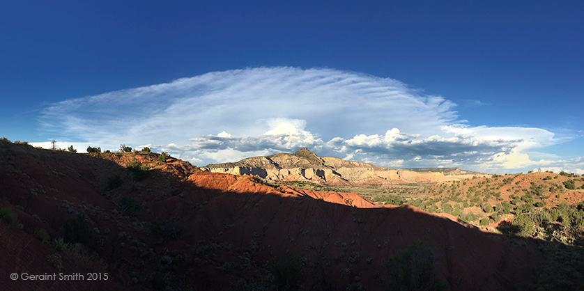 Bushwacking in ghost ranch Abiquiu, NM