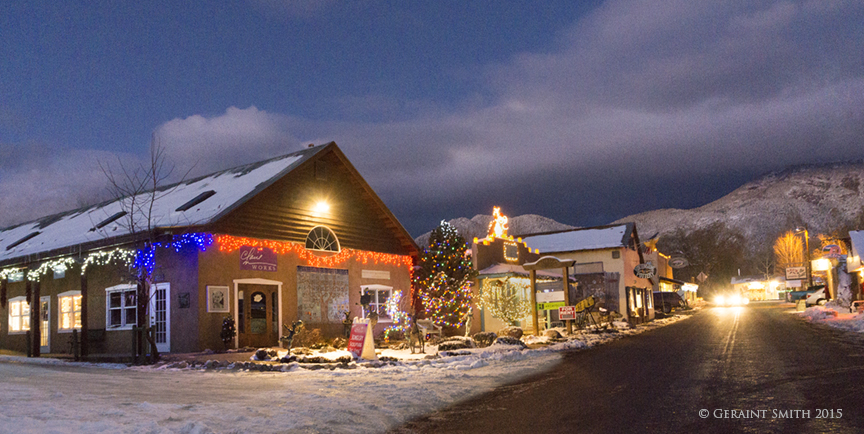 village of Arroyo Seco, geraint smith gallery of fine art fphotography taos new mexico