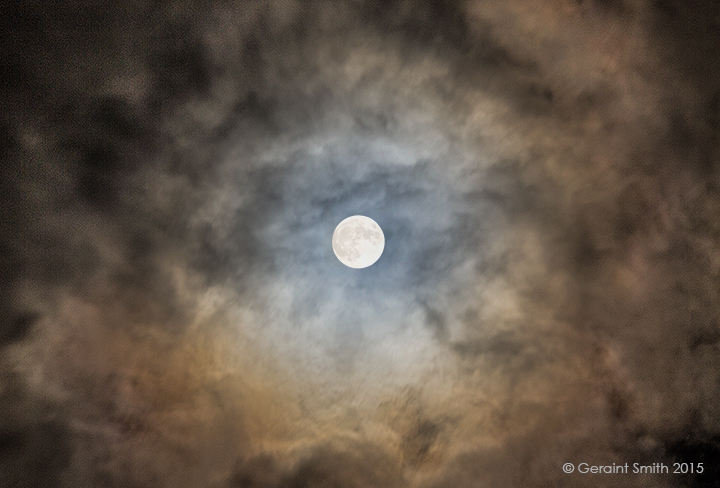 Full "Hunter's" Moon, Taos, New Mexico