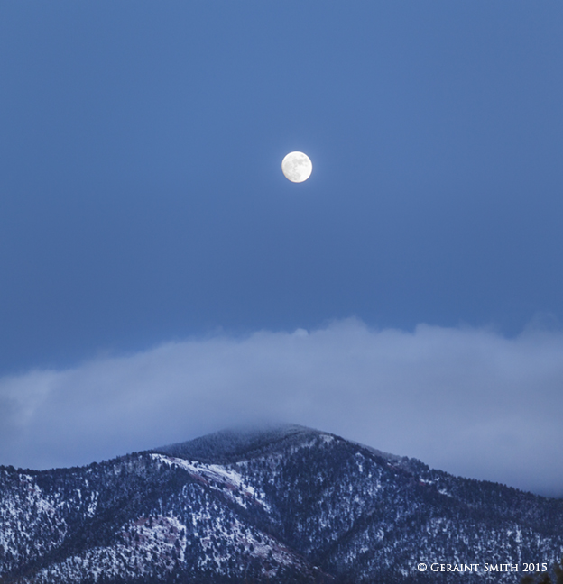 Sticking with the moon ... rising over the Columbine Hondo Wilderness, San Cristobal