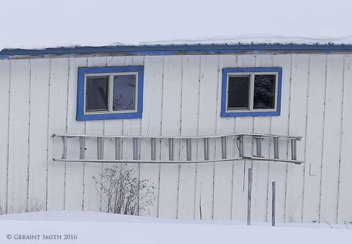 Northern New Mexico winter cabin