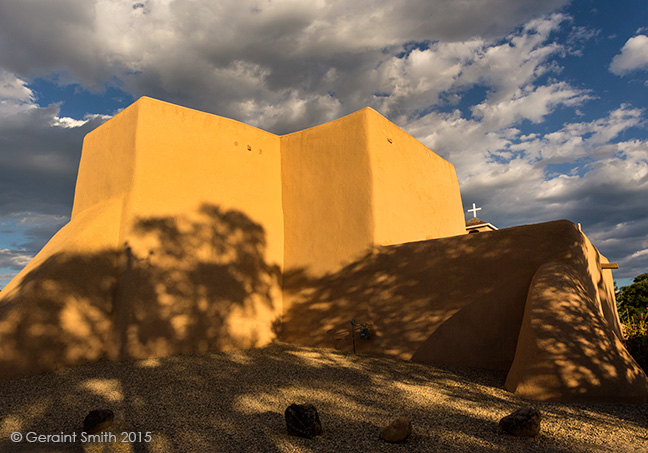 Autumn light at the St. Francis church, Ranchos de Taos san francisco de asis