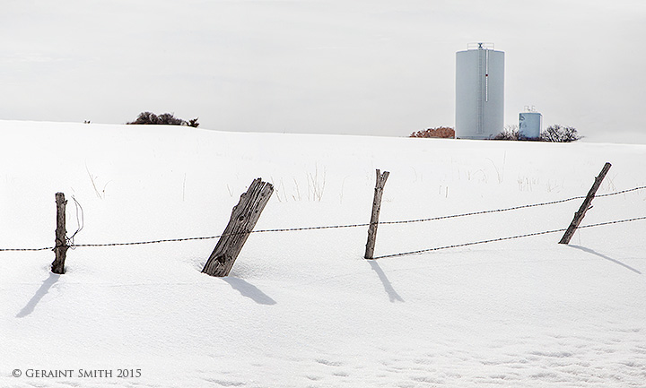 Winter in rural New Mexico the high road to taos