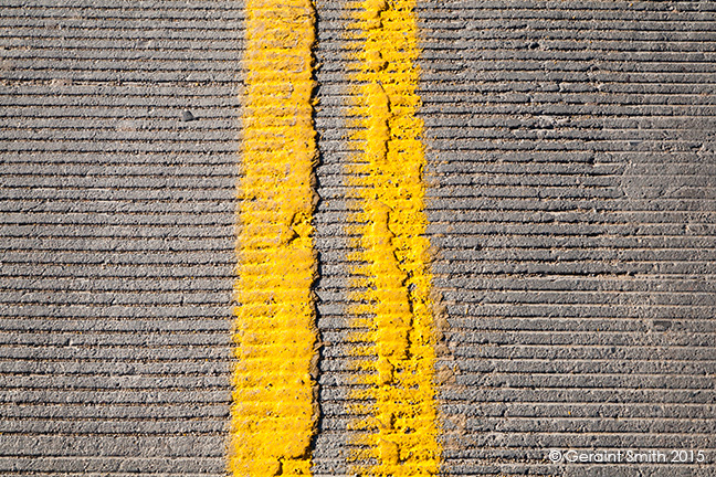 The Rio Grande Gorge Bridge turned 50 years on September 10, 2015 ... heres the road bed taos new mexico