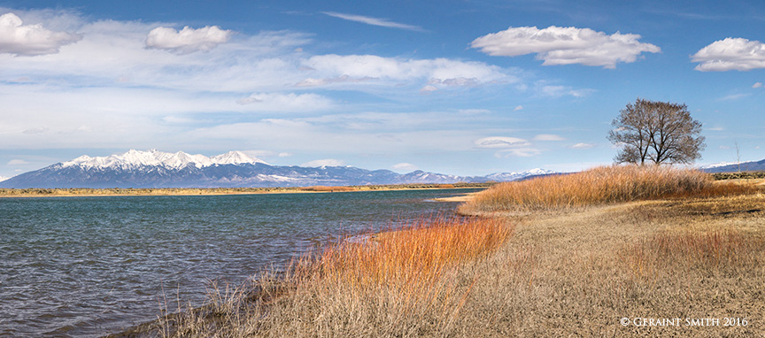 Across the water to Blanca Peak, Colorado