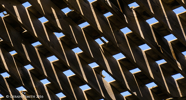 Open to the elements rafters colorado ruin