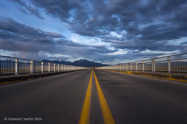 Heading home rio grande gorge bridge