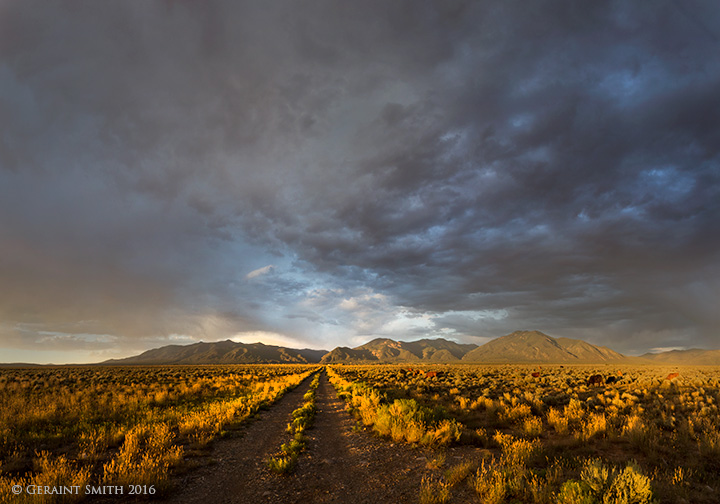 Home is where the road goes taos mesa mountains sky