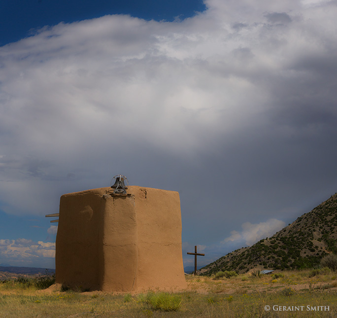 Abiquiu Morada penitente adobe cross