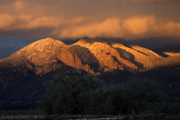 Mountain light, Taos, New Mexico