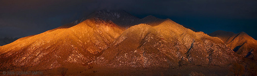 Pueblo Peak (Taos mountain) sunset, NM