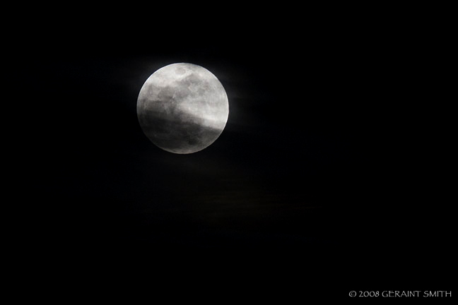 Lunar Eclipse February 20th on Highway 285, NM 