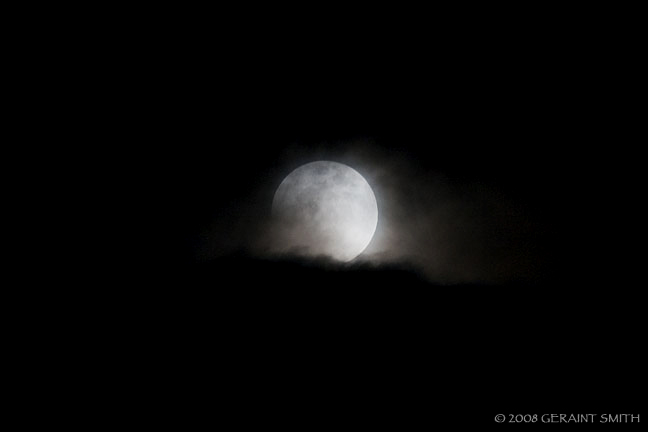 Lunar Eclipse February 20th on Highway 285, NM 