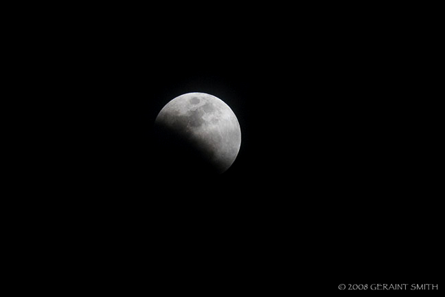 Lunar Eclipse February 20th on Highway 285, NM 