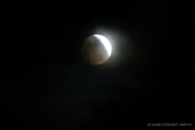 Lunar Eclipse February 20th on Highway 285, NM 