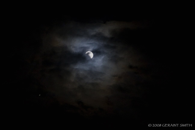 Lunar Eclipse February 20th on Highway 285, NM 