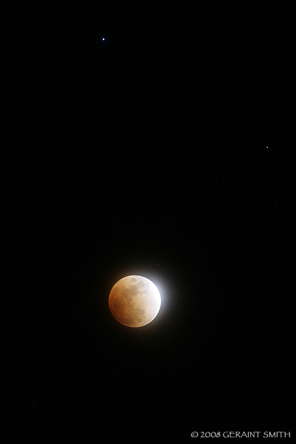 Lunar Eclipse February 20th on Highway 285, NM