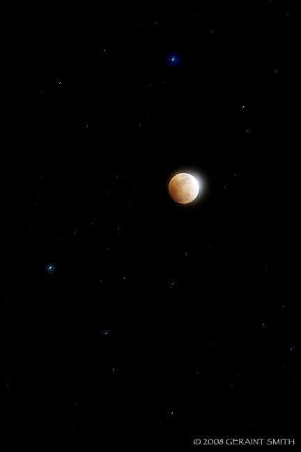 Lunar Eclipse February 20th on Highway 285, NM 