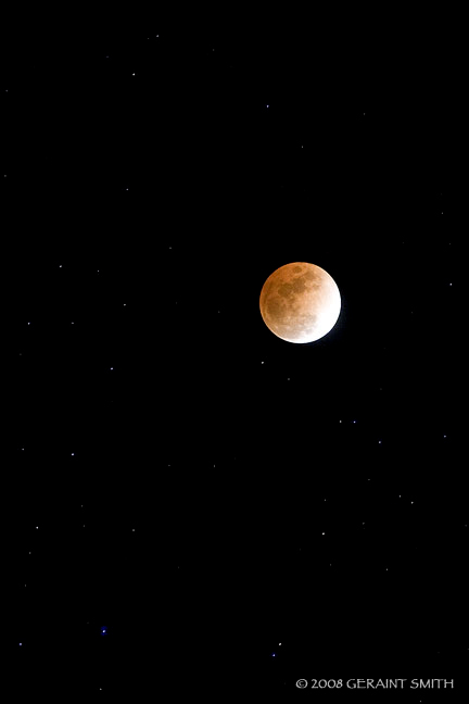 Lunar Eclipse February 20th on Highway 285, NM 