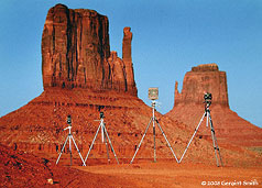 2008 April 13, On the road in Monument Valley on the Arizona Utah border this week in April 1986