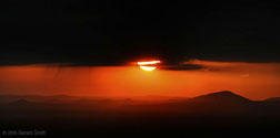 Mesa sunset from Taos, New Mexico