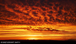 2007 August 10: Taos mesa sunset