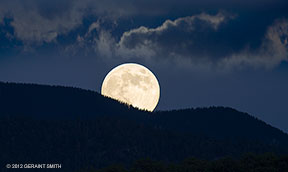 2012 August 03, 'Full Sturgeon Moon' (August) over the Sangre de Cristo foothills 