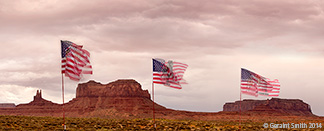 2014 August 27  Flags, Monument Valley Navajo Tribal Park